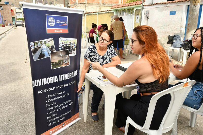 Ouvidoria Itinerante da Prefeitura de Nova Iguaçu inicia programa para receber demandas da população