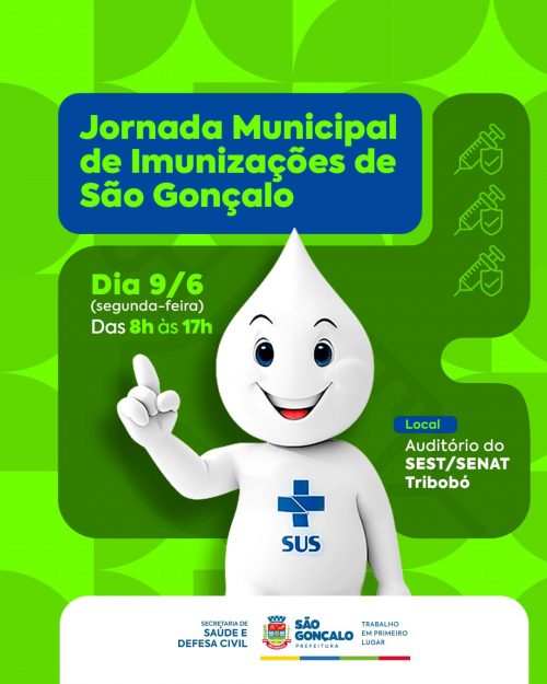 São Gonçalo debate cobertura vacinal em evento na próxima semana