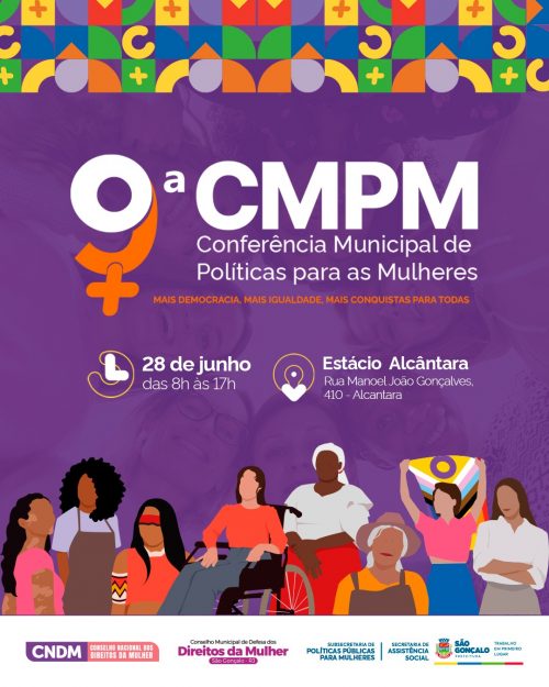 São Gonçalo realiza a 9ª Conferência Municipal de Políticas para as Mulheres