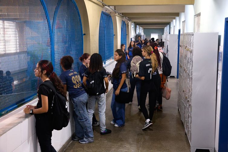 Niterói (RJ), 03/06/2025 - Centro Integrado de Educação Pública (CIEP) 449 Governador Leonel Moura Brizola – Intercultural Brasil-França.  Foto: Tânia Rêgo/Agência Brasil