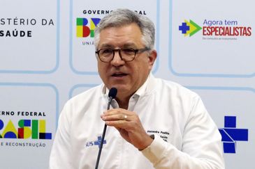 Brasília (DF), 23/07/2025 - O ministro da Saúde, Alexandre Padilha, fala durante anúncio de novas medidas para expandir o provimento e a formação de médicos especialistas para atuação em áreas em que há escassez de atendimento no Sistema Único de Saúde (SUS). Foto: Antonio Cruz/Agência Brasil