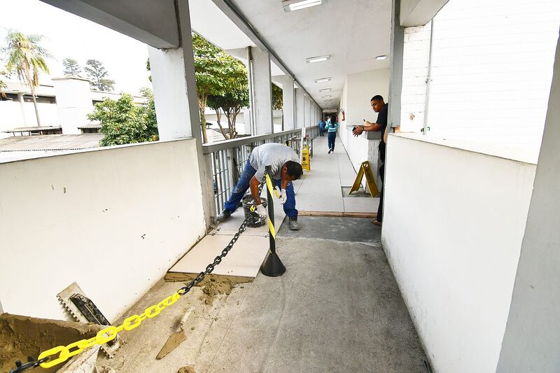 Hospital Geral de Nova Iguaçu segue passando por obras em sua infraestrutura
