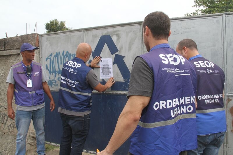 Mais um ferro-velho é interditado em São Gonçalo