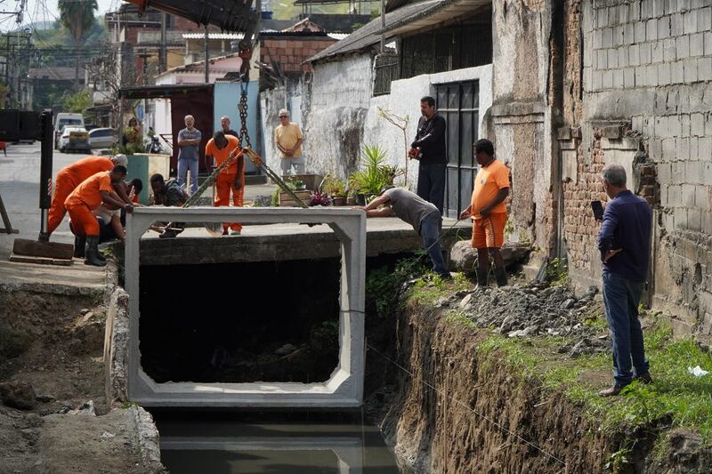 Obras de infraestrutura avançam na Venda da Cruz