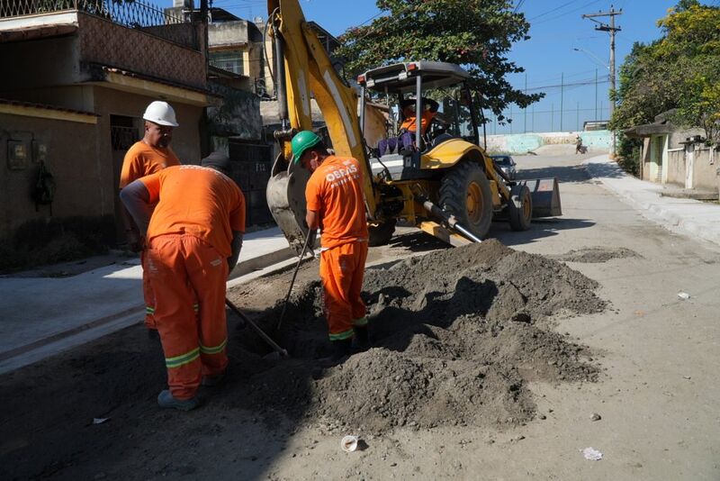 Obras de macrodrenagem estão transformando os bairros Mutuá, Mutuaguaçu e Porto do Rosa