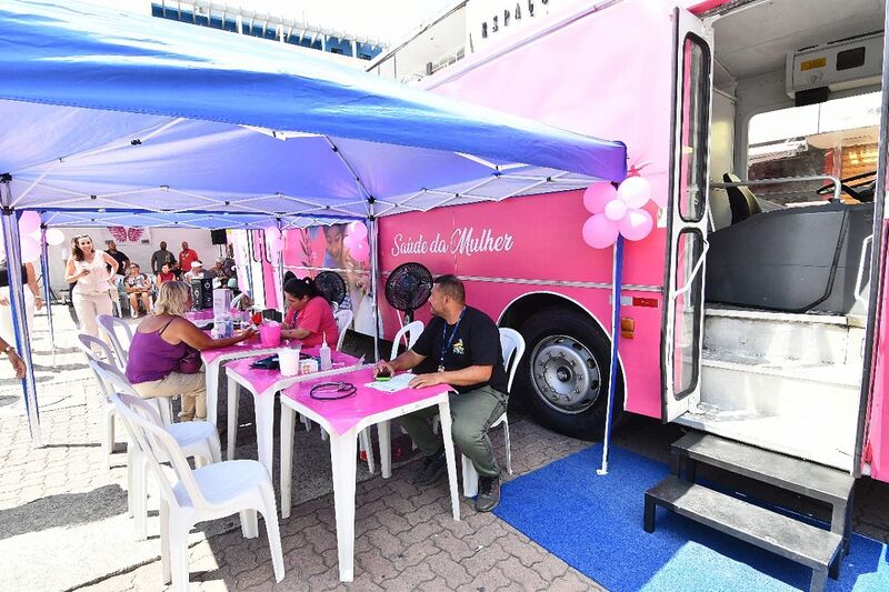 Ônibus Rosa da Saúde oferece atendimento exclusivo às mulheres em Nova Iguaçu a partir desta quarta-feira (23)