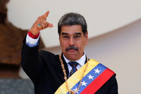 Presidente da Venezuela, Nicolás Maduro, durante cerimônia de posse para um terceiro mandato no cargo em Caracas
10/01/2025 REUTERS/Leonardo Fernandez Viloria