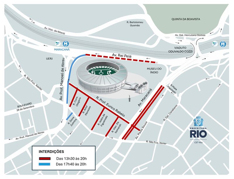 CET-Rio realiza planejamento de trânsito para o jogo entre Fluminense e Fortaleza, no Maracanã – Prefeitura da Cidade do Rio de Janeiro