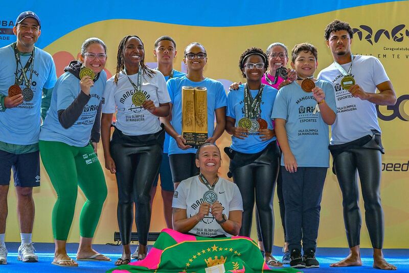 Equipe da Vila Olímpica da Mangueira conquista 14 medalhas em maratona aquática em Caraguatatuba – Prefeitura da Cidade do Rio de Janeiro