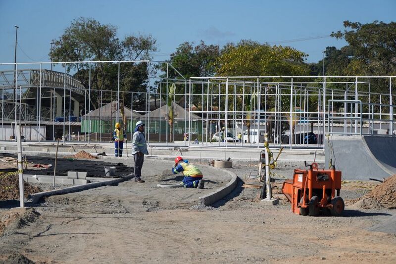 Obras seguem a todo vapor no Parque RJ São Gonçalo