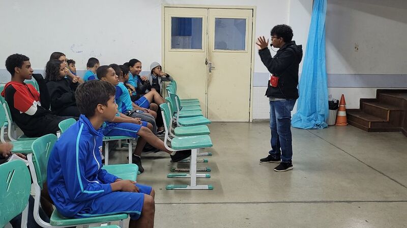 Projeto Meu Ambiente promove atividade sobre manguezais em escola de São Miguel