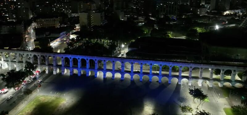 RioLuz ilumina monumentos em azul em comemoração aos seus 35 anos – Prefeitura da Cidade do Rio de Janeiro