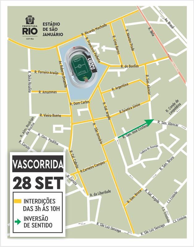 CET-Rio monta esquema especial de trânsito para corrida em São Cristóvão – Prefeitura da Cidade do Rio de Janeiro