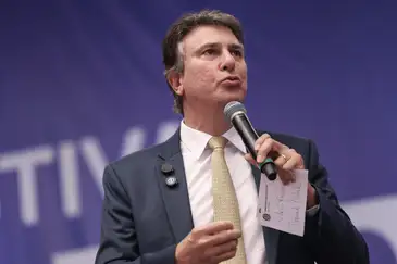 Brasília (DF), 07/10/2025 – Ministro da educação, Camilo Santana, participa da  5ª Semana Nacional da Educação Profissional e Tecnológica (5ª SNEPT) e o Festival Curicaca começam hoje.
Foto: José Cruz/Agência Brasil