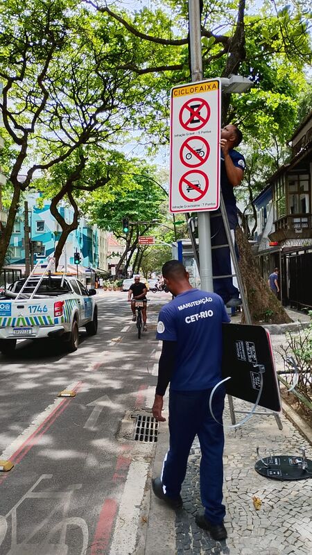 CET-Rio promove campanha educativa pelo respeito às ciclofaixas – Prefeitura da Cidade do Rio de Janeiro