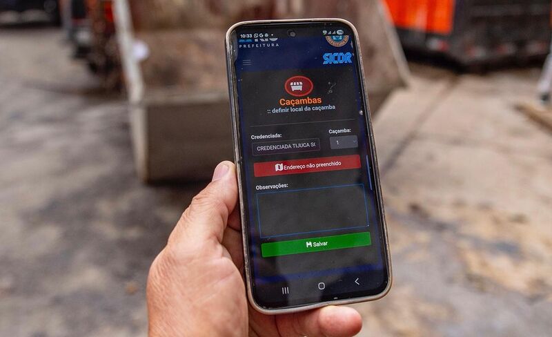 Comlurb lança sistema digital para controle de caçambas – Prefeitura da Cidade do Rio de Janeiro