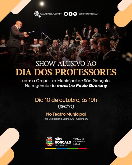 Teatro Municipal recebe show em homenagem ao Dia dos Professores