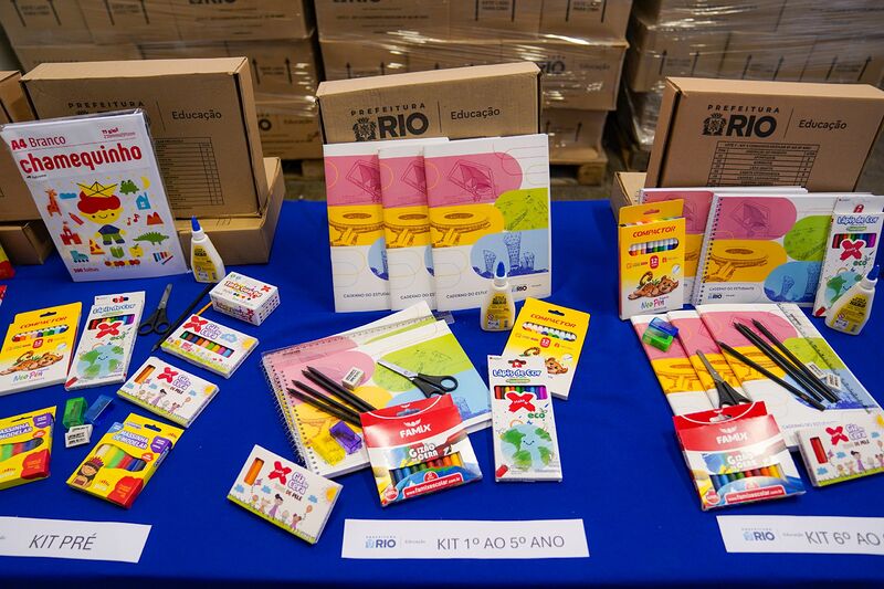 Uniformes e kits escolares para 2026 já chegaram ao centro de distribuição da Prefeitura – Prefeitura da Cidade do Rio de Janeiro