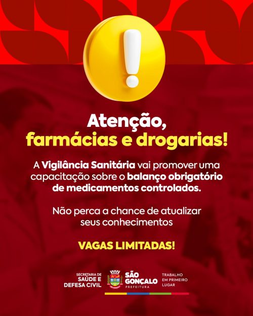  Vigilância Sanitária promove capacitação para comerciantes
