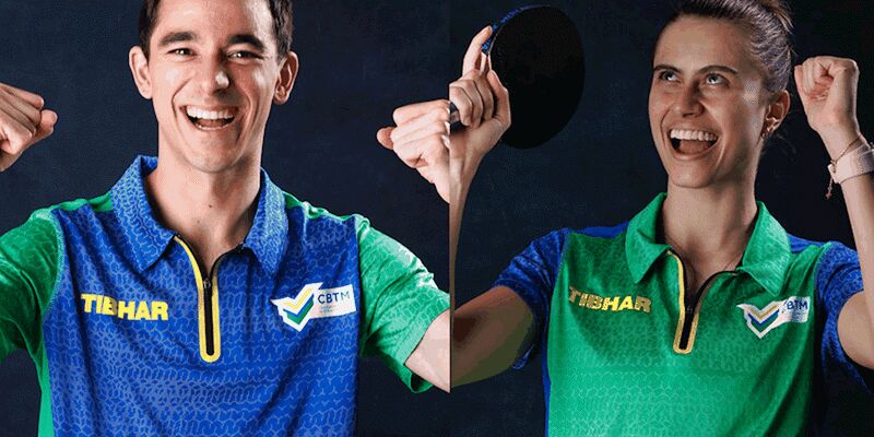 Hugo Calderano e Bruna Takahashi são campeões do Pan-Americano nos EUA