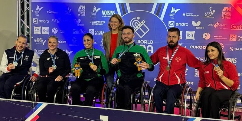 Tênis de mesa paralímpico: Thaís Severo leva ouro e prata na França