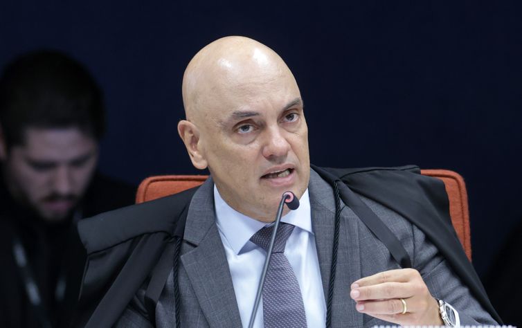 Brasília (DF), 21/10/2025 - Ministro Alexandre de Moraes durante sessão no STF de julgamento da Ação Penal 2694 -Núcleo 4 da trama golpista. Foto: Rosinei Coutinho/STF