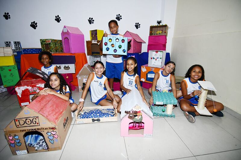 Alunos de Nova Iguaçu entregam mais de 300 itens utilitários para protetores de animais no projeto “Educar para Cuidar”