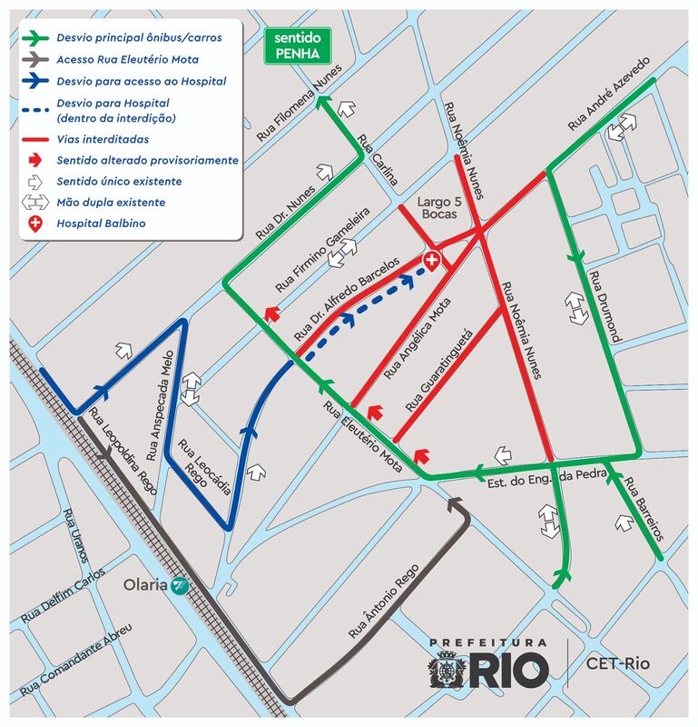 CET-Rio implanta esquema de trânsito para obras do Bairro Maravilha Norte – Prefeitura da Cidade do Rio de Janeiro