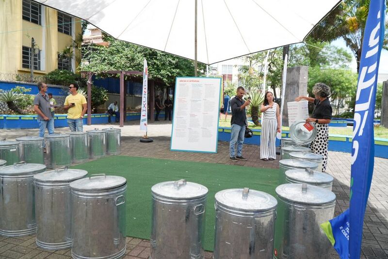 Praça do Zé Garoto recebe exposição ‘Lixúria’, que une arte e educação ambiental