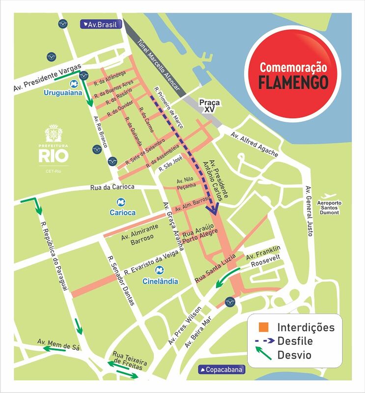 Prefeitura monta operação especial para festa da torcida do Flamengo pelo título da Libertadores – Prefeitura da Cidade do Rio de Janeiro