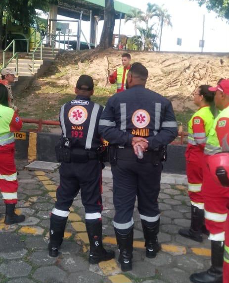 Samu de São Gonçalo participa de simulado de atendimento a múltiplas vítimas