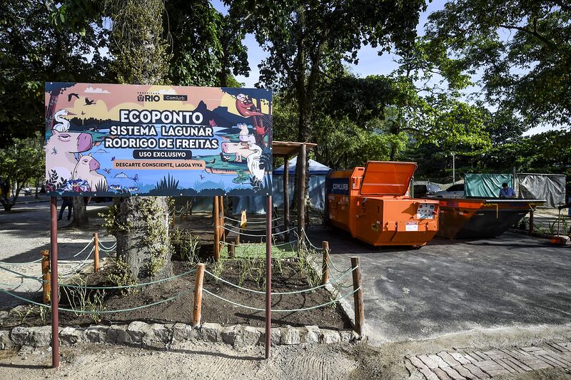 Comlurb inaugura ecoponto ecológico na Lagoa Rodrigo de Freitas, o 99º na cidade – Prefeitura da Cidade do Rio de Janeiro