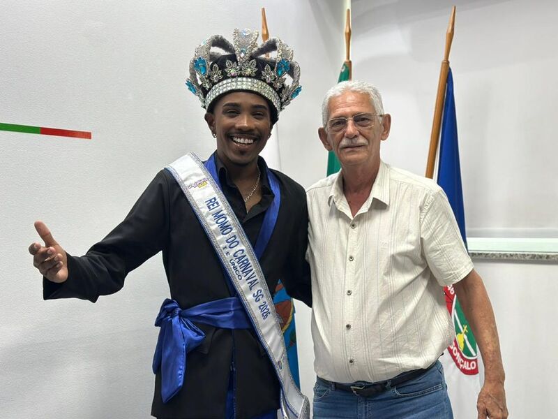 Prefeito Capitão Nelson recebe Corte do Carnaval de São Gonçalo 2026