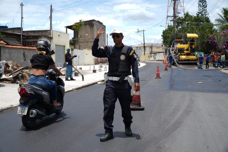 Ruas no Boa Vista recebem obras de pavimentação