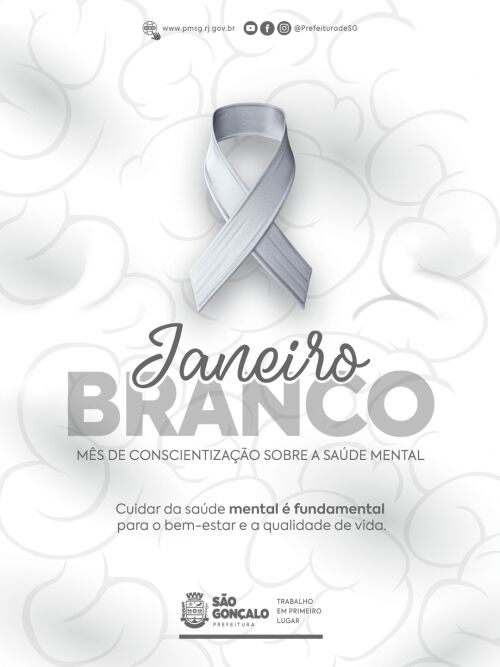 Janeiro Branco: São Gonçalo fará ação na próxima semana no Pátio Alcântara