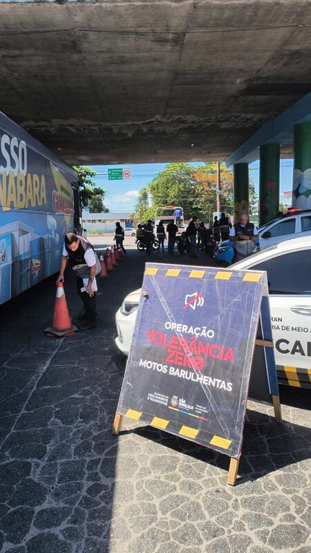 Operação Tolerância Zero segue com ações contra motos barulhentas pela cidade