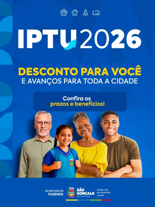 Prefeitura de São Gonçalo divulga regras e prazos do IPTU 2026
