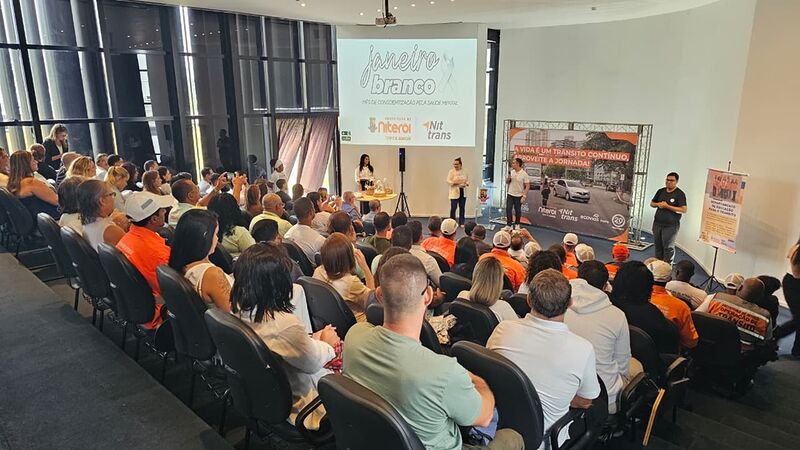 Nittrans realiza evento Janeiro Branco com foco na saúde mental de condutores – Prefeitura Municipal de Niterói