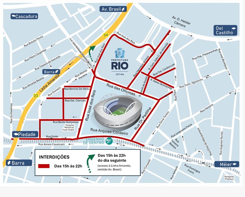 CET-Rio implanta operação especial para Vasco x Fluminense – Prefeitura da Cidade do Rio de Janeiro