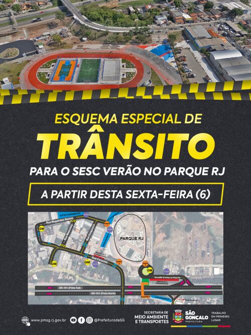 Prefeitura realiza alterações no trânsito do Boa Vista para realização do Sesc Verão