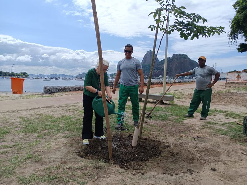 Espaço na orla de Botafogo, próximo à estátua de Betinho, recebe o Planta+Rio – Prefeitura da Cidade do Rio de Janeiro