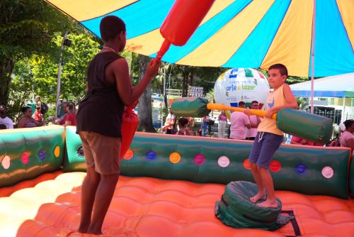 Fim de semana terá diversão para as crianças com Caravana de Arte e Lazer 