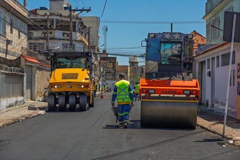 Ruas de Nilópolis recebem novo asfalto