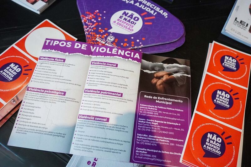 São Gonçalo promove ação de conscientização sobre violência contra mulher