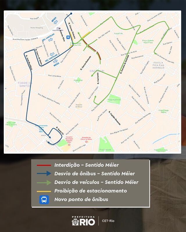 CET-Rio monta operação de trânsito para obra da Light na Rua Cachambi – Prefeitura da Cidade do Rio de Janeiro