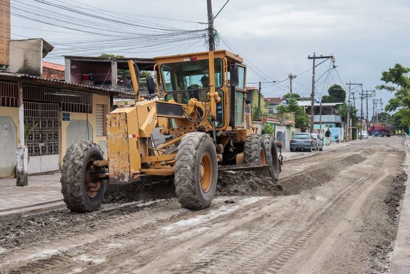 Obras do trecho 6 do MUVI já mudam o bairro de Santa Luzia