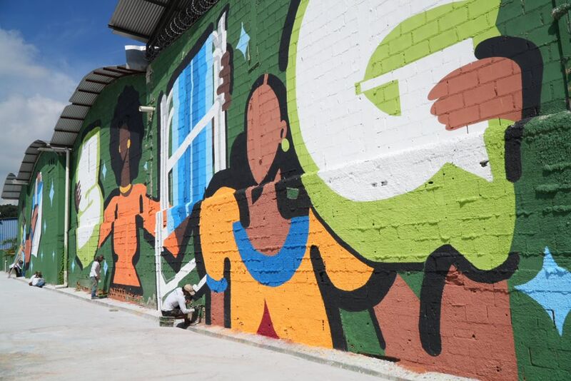 Parque RJ Nosso Sonho recebe novos painéis do projeto Cidade Ilustrada