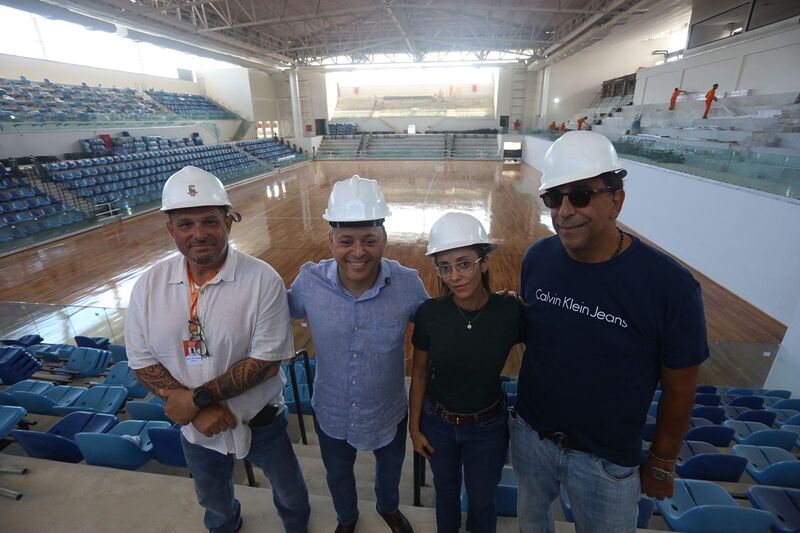 Prefeito Rodrigo Neves vistoria obra da Arena Niterói, que está na reta final – Prefeitura Municipal de Niterói