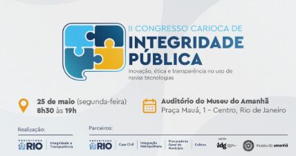 A Secretaria de Integridade e Transparência abre inscrições gratuitas para o II Congresso Carioca de Integridade Pública – Prefeitura da Cidade do Rio de Janeiro