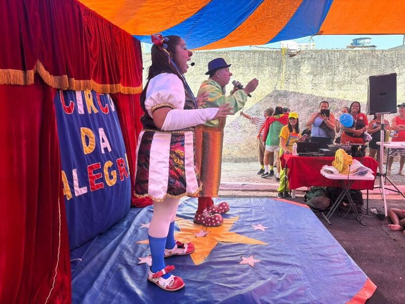 Moradores de São Miguel aproveitam a Caravana de Arte e Lazer